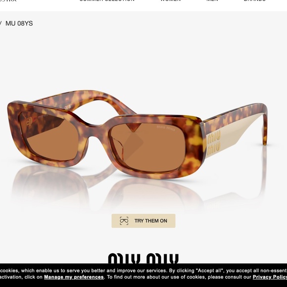 Miu Miu Sunglasses - Picture 1 of 8